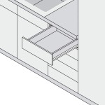 Blum Bottom Mount Single Extension Slide 22" (550mm)